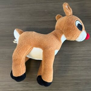 Rudolph The Red Nose Reindeer Plush Christmas Santa Clause